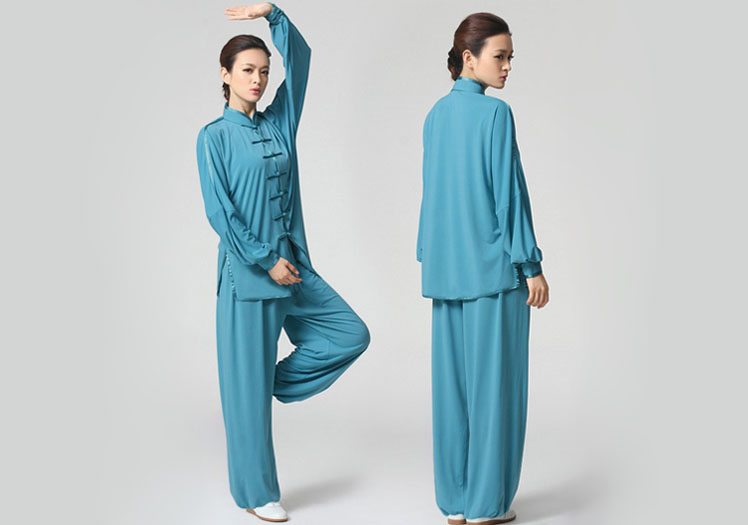 Tai Chi Clothing Set Casual Style White Detail image